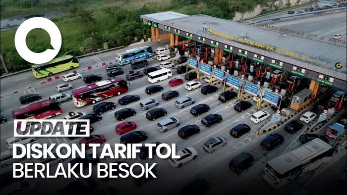 Diskon Tarif Tol 20% Mulai Berlaku Besok!