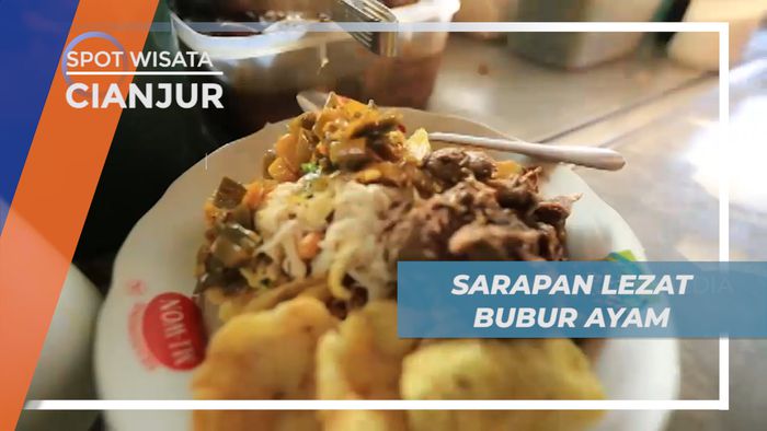 Menikmati Cita Rasa Unik Bubur Ayam Berbalut Kuah Pecel, Cianjur