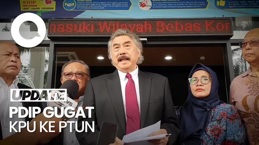 PDIP Gugat KPU ke PTUN soal Melawan Hukum Loloskan Gibran Cawapres