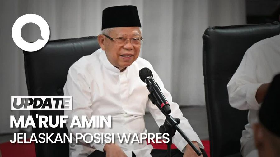 Maruf Amin Akui Bukan Tipe Wapres yang Tampil Atraktif