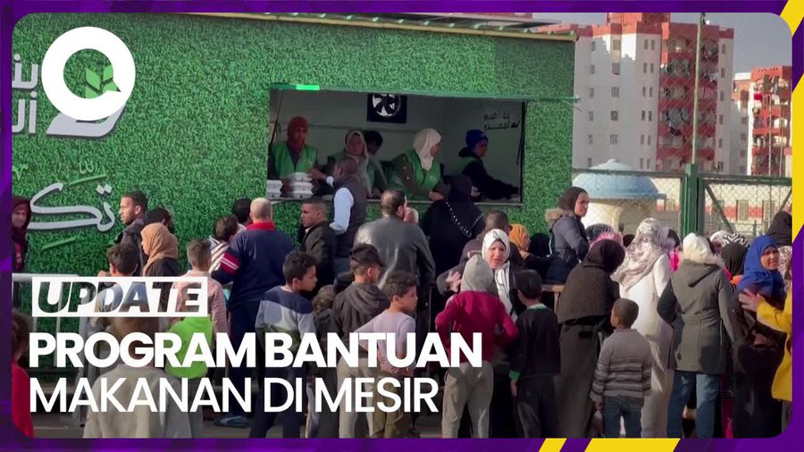 Bank Makanan Mesir Distribusikan Makanan Gratis Selama Ramadan 