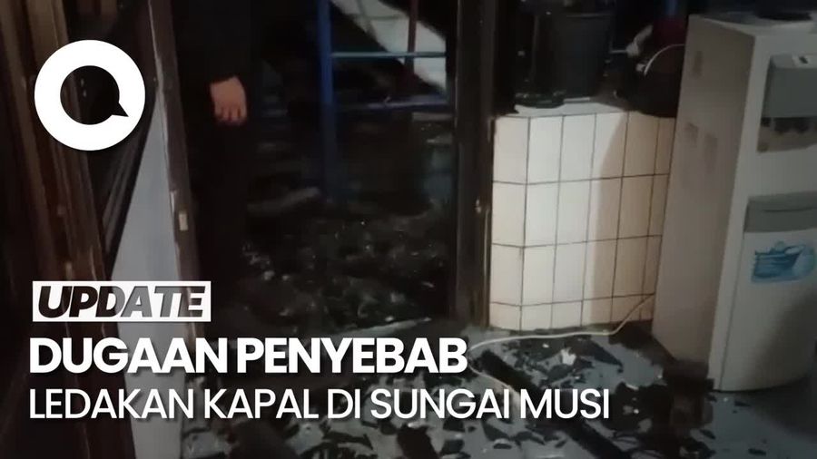 Polisi Ungkap Dugaan Ledakan Kapal di Sungai Musi yang Memicu Dentuman