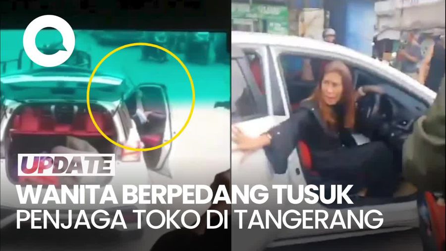 Heboh Wanita Berpedang Tusuk Penjaga Toko hingga Tewas di Tangerang