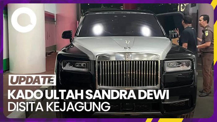 Penampakan Rolls Royce Harvey Moeis yang Disita Kejagung