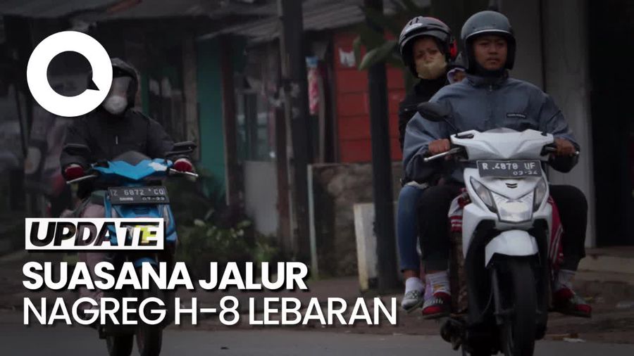 Suasana Jalur Nagreg H-8 Lebaran