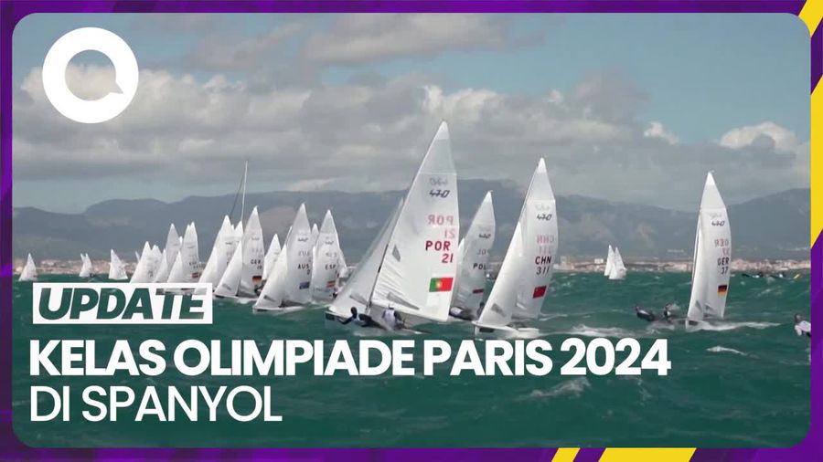 Melihat Lomba Layar Kelas Olimpiade Paris 2024 di Spanyol