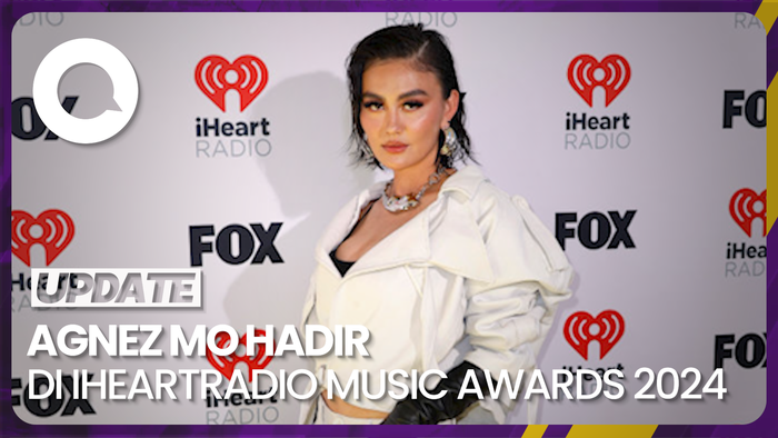 Gaya Agnez Mo di iHeartRadio Music Awards 2024 Los Angeles
