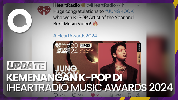 Kemenangan Jung Kook hingga NewJeans di iHeartRadio Music Awards 2024