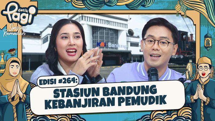 Stasiun Bandung Kebanjiran Pemudik