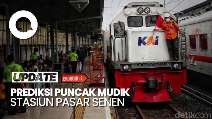 KAI Daop 1 Prediksi Puncak Arus Mudik di Stasiun Pasar Senen 6 April 2024