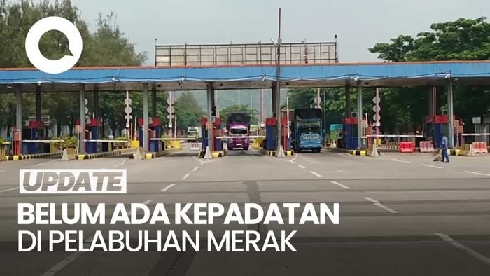 H-8 Lebaran, Suasana Pelabuhan Merak Cenderung Sepi