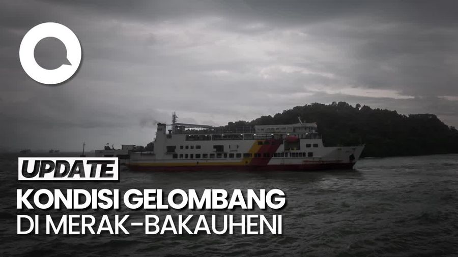BMKG Prediksi Gelombang di Merak-Bakauheni Rendah saat Masa Lebaran