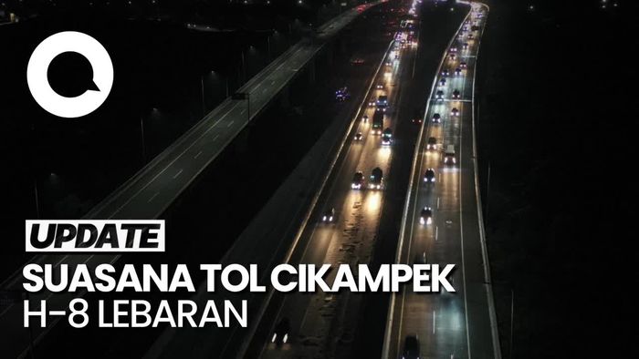 Arus Lalin di Tol Cikampek Malam Ini Ramai Lancar