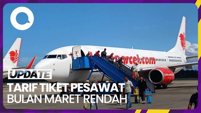 BPS Catat Tarif Angkutan Udara selama Maret Tak Ada Lonjakan