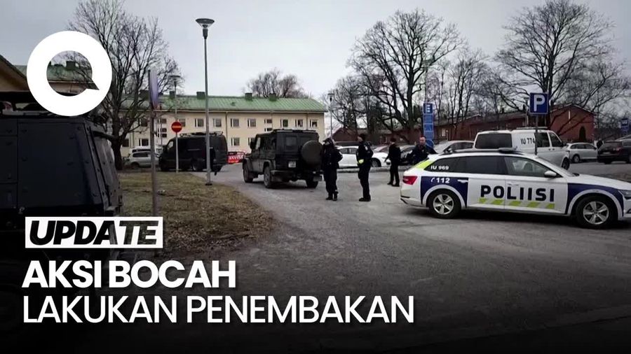 Bocah 12 Tahun Tembaki Sekolah di Finlandia, 3 Orang Terluka