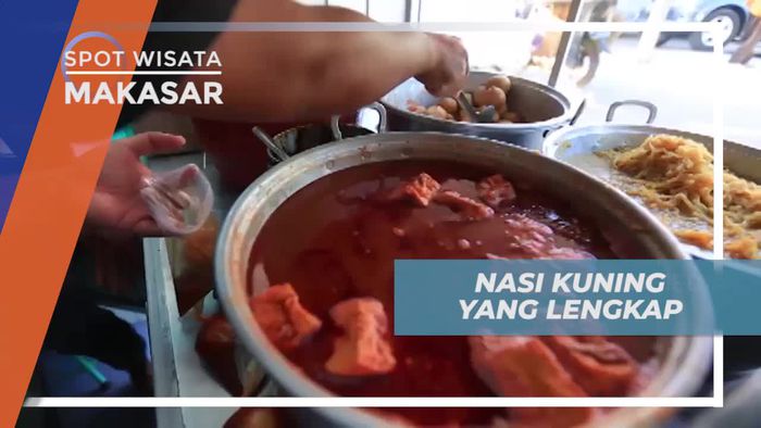 Riburane, Nasi Kuning Dengan Cita Rasa Legendaris di Makassar