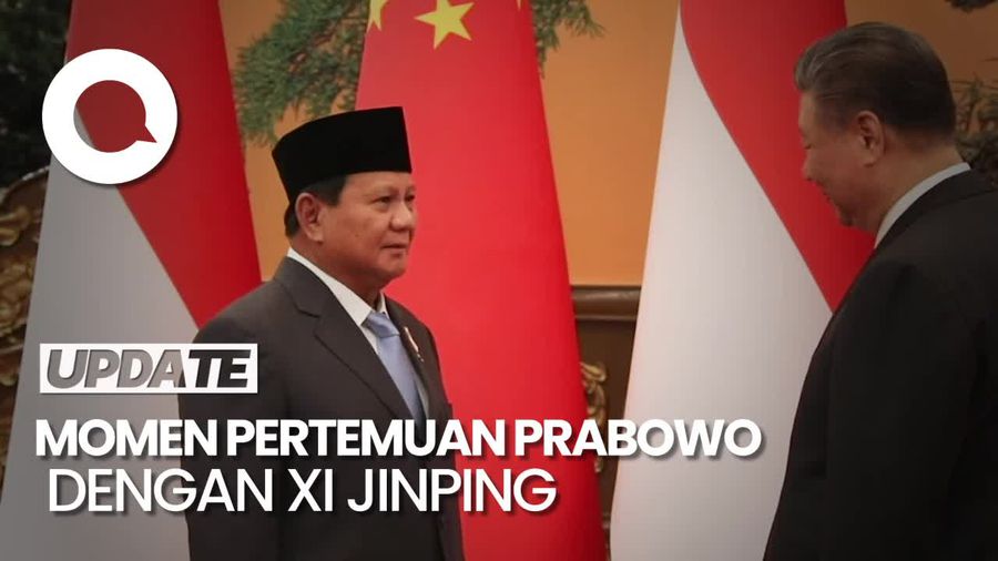 Momen Pertemuan Prabowo-Xi Jinping di China, Bahas Pertahanan-Ekonomi