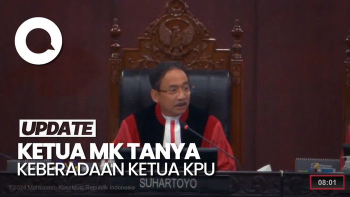 Ketua KPU Telat Hadir di Sidang Sengketa Pilpres