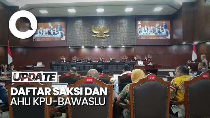 Sidang Sengketa Pilpres Hari Ini, KPU-Bawaslu Hadirkan Saksi dan Ahli