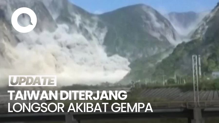 Gempa Taiwan Sebabkan 1 Orang Tewas-50 Terluka, Juga Picu Longsor