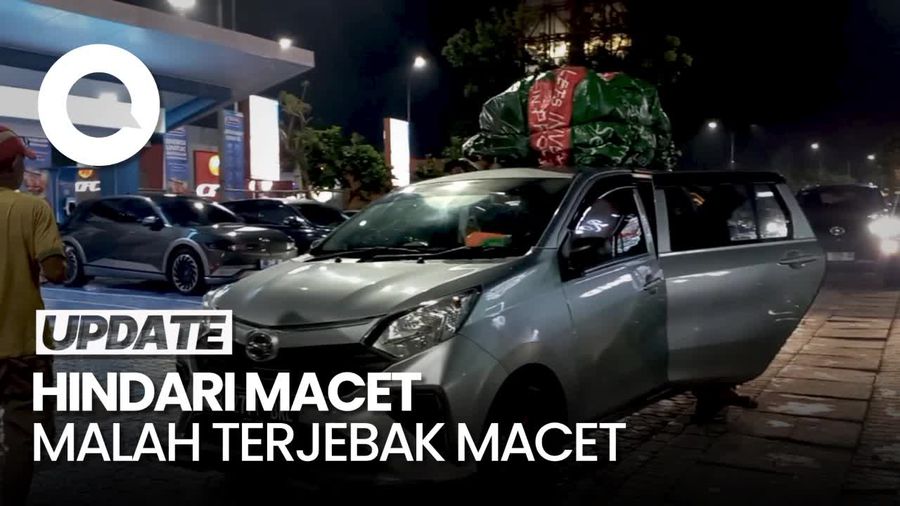 Cerita Pemudik Asal Lampung Hendak ke Pacitan, Terjebak Macet 3 Jam di Tol Dalkot