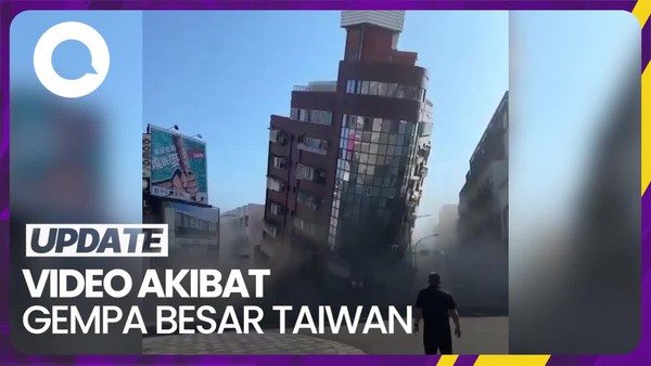 Warganet Bagikan Kengerian Dampak Gempa M 7,5  Taiwan