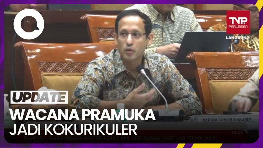 Nadiem Wacanakan Pramuka Jadi Kokurikuler Sekolah