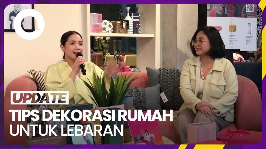 Nagita Slavina Bagi Tips Dekorasi Rumah untuk Momen Lebaran