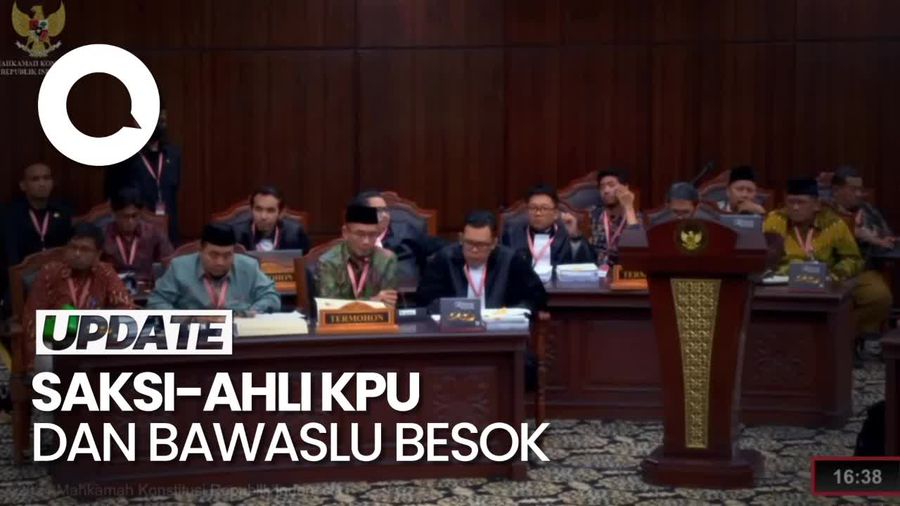 KPU Bawa 3 Saksi-Ahli dan Bawaslu 9 Saksi-Ahli di Sidang MK Hari Ini