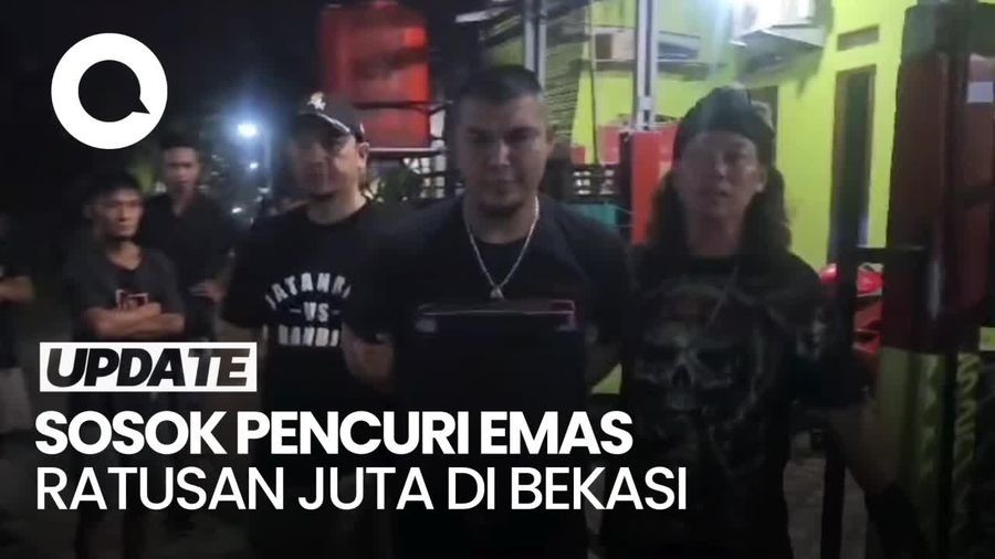 Detik-detik Penangkapan Pencuri Emas Bernilai Ratusan Juta di Bekasi