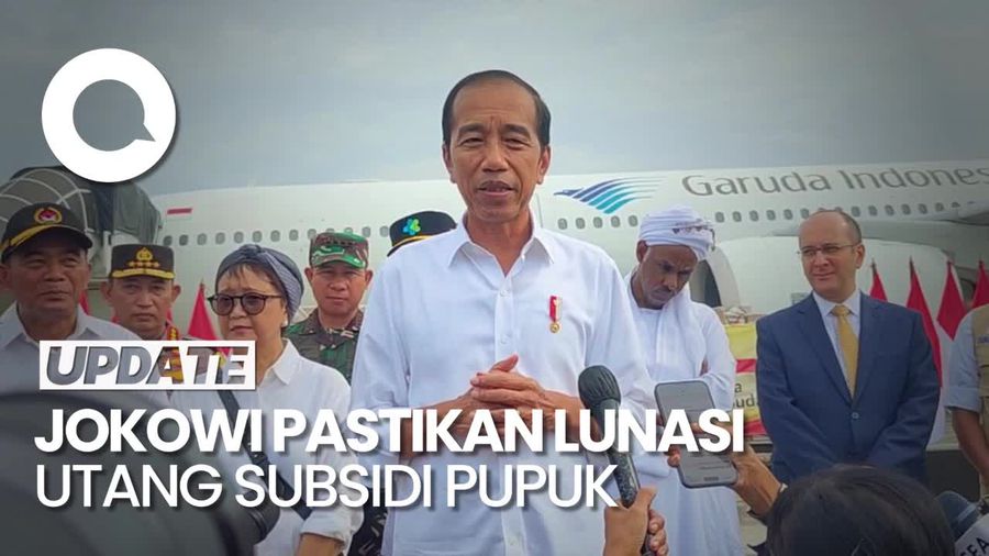 Jokowi Pastikan Lunasi Utang Rp 10,4 Triliun ke Pupuk Indonesia