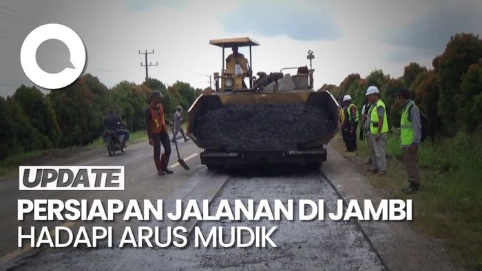 Perbaikan Jalan Nasional di Jambi Dikebut jelang Puncak Arus Mudik 2024