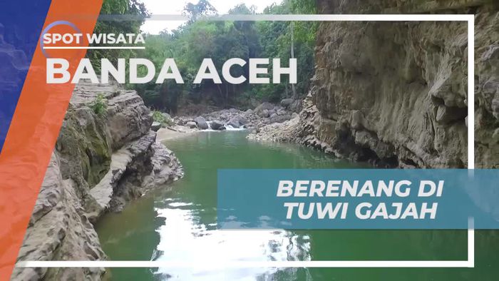 Seru-seruan Berenang di Tuwi Gajah, Sungai Dengan Nuansa Asri dan Indah, Banda Aceh          