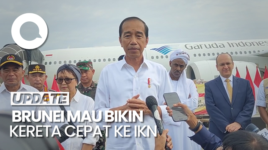  Jokowi Buka Suara soal Brunei Mau Bikin Kereta Cepat Tembus IKN