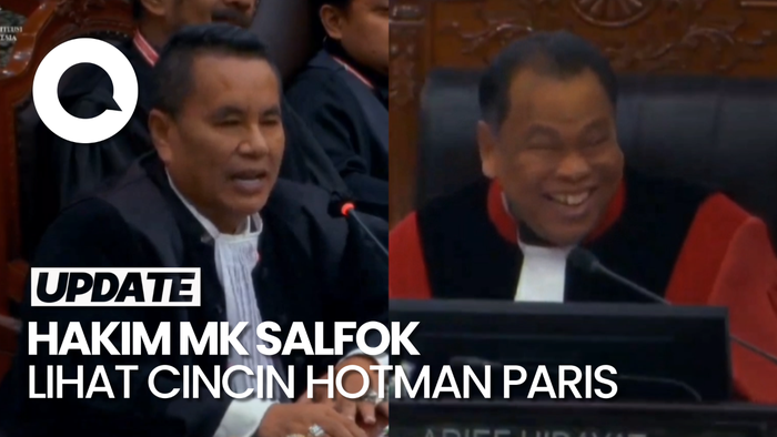 Momen Hakim MK Arief Hidayat Salfok Lihat Cincin Hotman Paris
