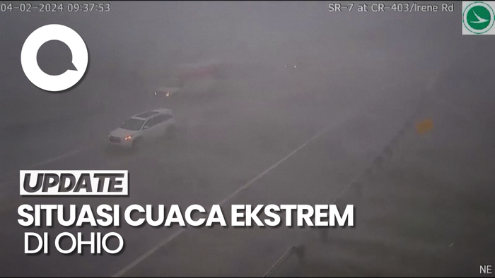 Ohio Dilanda Angin Kencang Berpotensi Tornado, Begini Situasinya