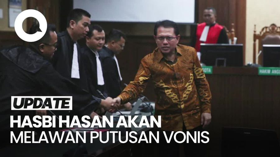 Hasbi Hasan Akan Ajukan Banding Setelah Divonis 6 Tahun Penjara