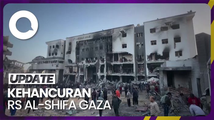 Reaksi WHO Atas Kehancuran RS Al-Shifa Gaza gegara Serangan Israel