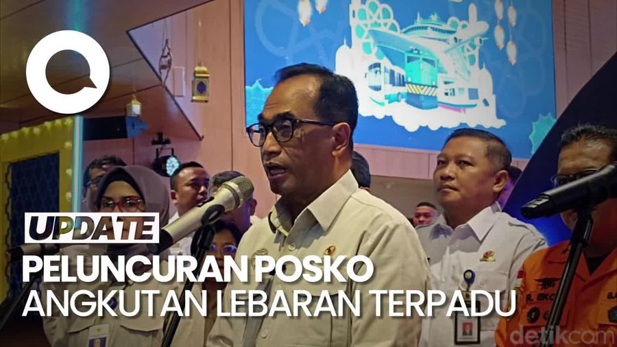 Menhub Resmikan Posko Angkutan Lebaran Terpadu 2024