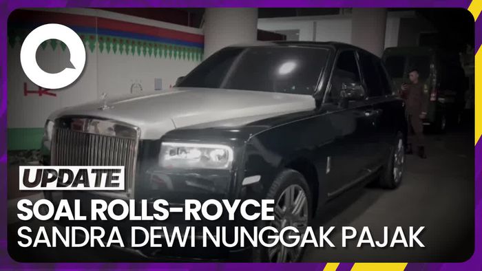 Ternyata Rolls-Royce Sandra Dewi yang Nunggak Pajak Beda dengan Disita Kejagung