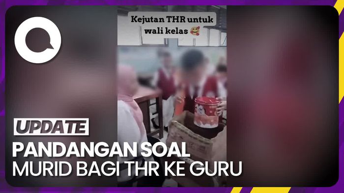 Viral Murid Bagi THR ke Wali Kelas, Ini Kata Pengamat Pendidikan