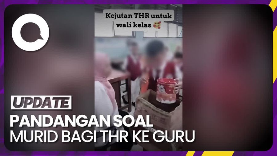 Viral Murid Bagi THR ke Wali Kelas, Ini Kata Pengamat Pendidikan