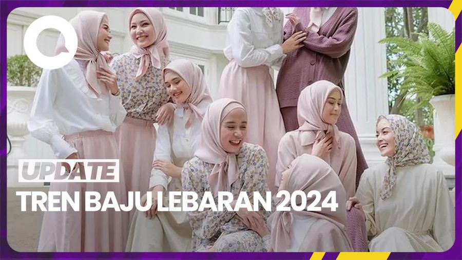 Variasi Tren Baju Lebaran 2024 ala Ria Miranda