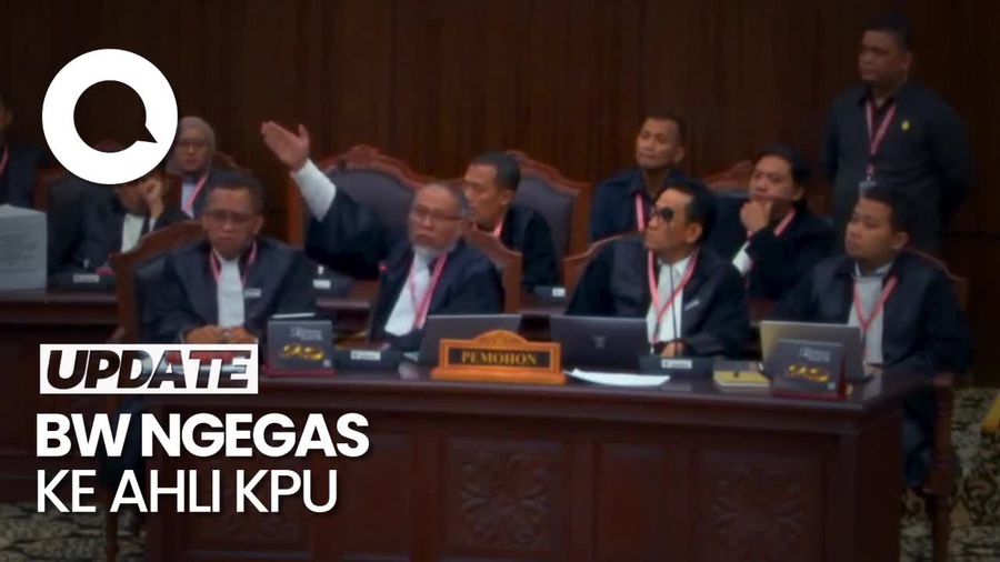 Momen Bambang Widjojanto Ngegas ke Ahli KPU soal Sirekap: Jangan Sok Tahu