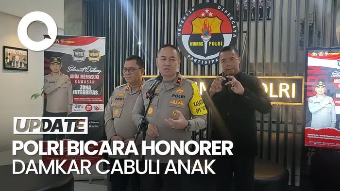 Kata Polri soal Honorer Damkar yang Cabuli Anak Ditangkap Seusai Viral