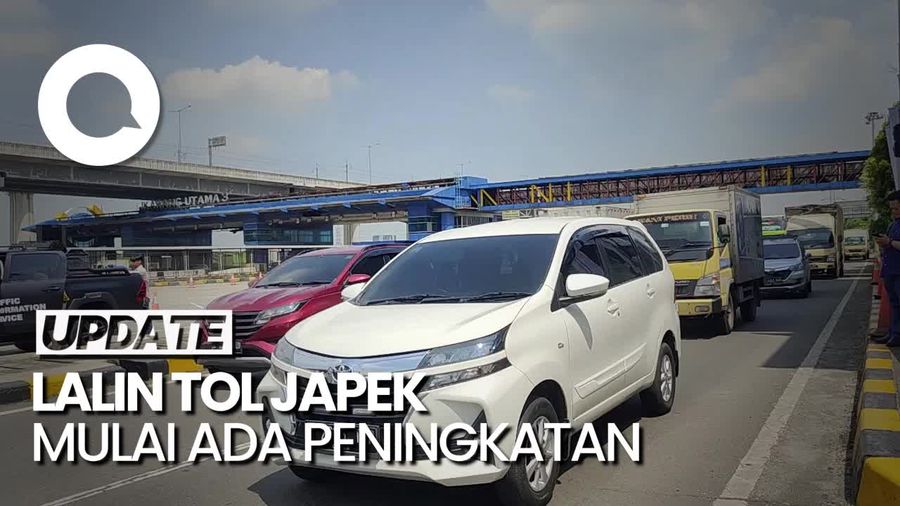 H-6 Lebaran, Arus Lalu Lintas Tol Jakarta-Cikampek Mulai Meningkat