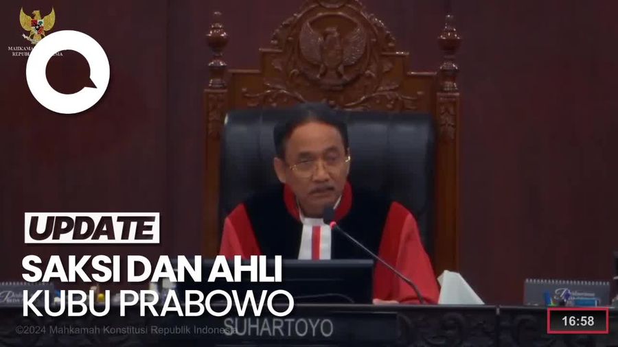 Kubu Prabowo Siapkan 6 Ahli-8 Saksi untuk Sidang MK Hari Ini