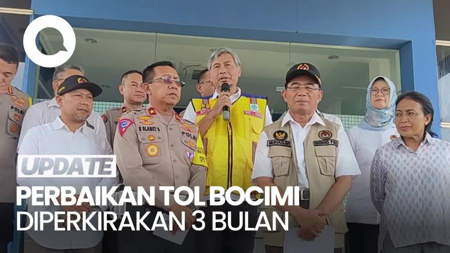 Tol Bocimi Longsor, BPJT Perkirakan Perbaikan Butuh Waktu 3 Bulan