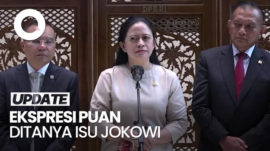 Puan Bungkam soal Hasto Tuding Jokowi Mau Rebut Kursi Ketum PDIP