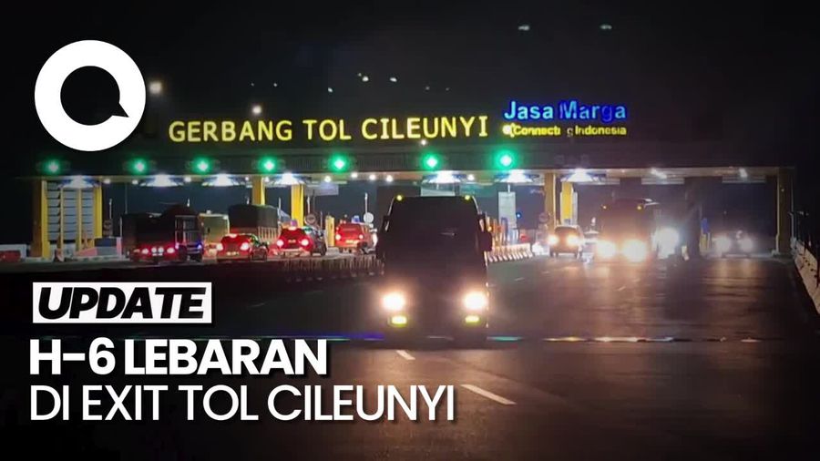Exit Tol Cileunyi Ramai Lancar Malam Ini
